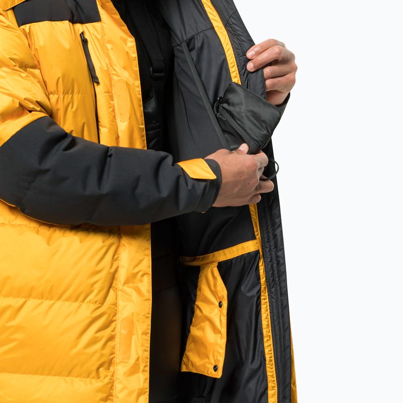 Piumino Jack Wolfskin Serie 1995 Cook da uomo, giallo intenso xt 6