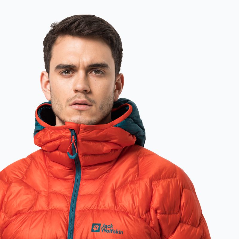 Giacca da sci Jack Wolfskin Alpspitze Down Hoody da uomo in rovo selvatico 3