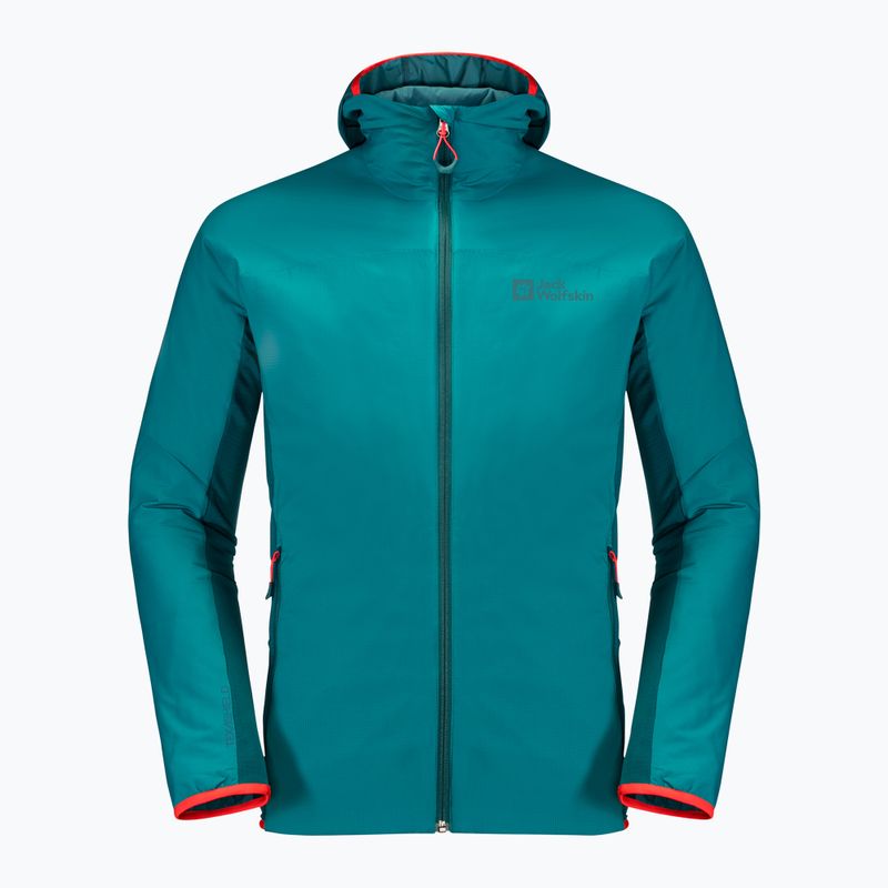 Jack Wolfskin giacca da uomo Alpspitze Ins Hoody blu scuro 4