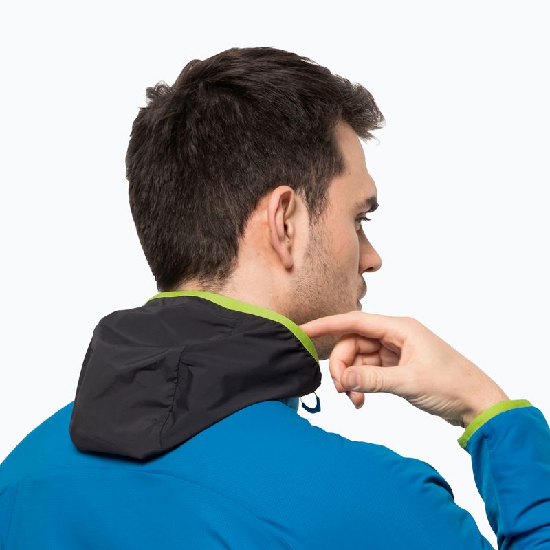 Jack Wolfskin giacca da uomo Alpspitze Ins Hoody blu pacifico 4