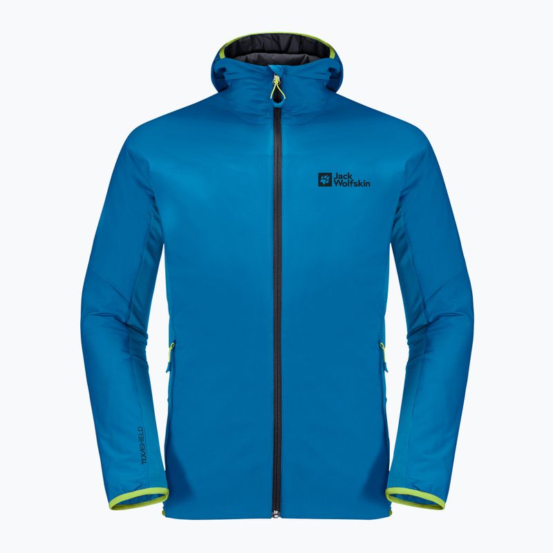 Jack Wolfskin giacca da uomo Alpspitze Ins Hoody blu pacifico 5