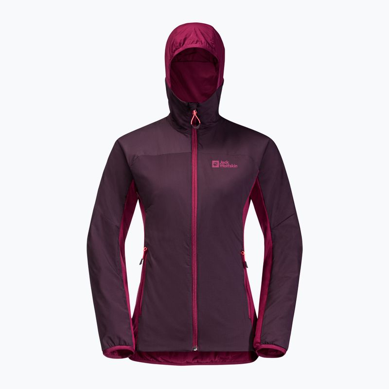 Jack Wolfskin giacca da donna Alpspitze Ins Hoody grapevine 10