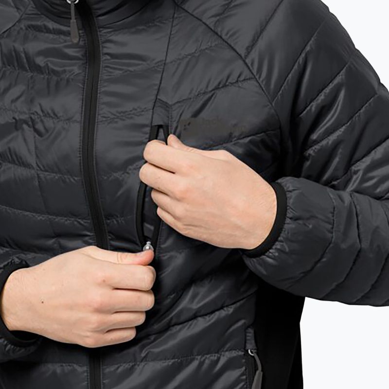 Jack Wolfskin Routeburn Pro Ins piumino da uomo nero 3