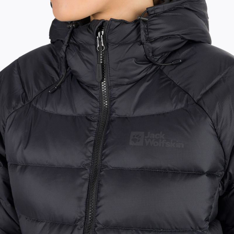 Piumino Jack Wolfskin donna Nebelhorn Down Hoody nero 6