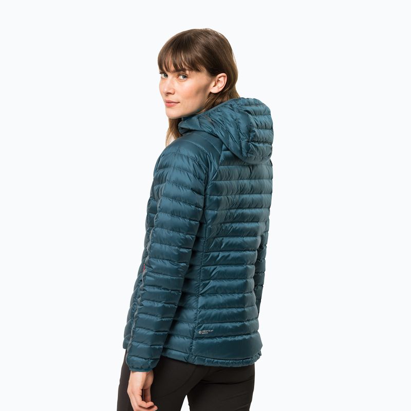 Piumino Jack Wolfskin donna Passamani Down Hoody blu corallo 2