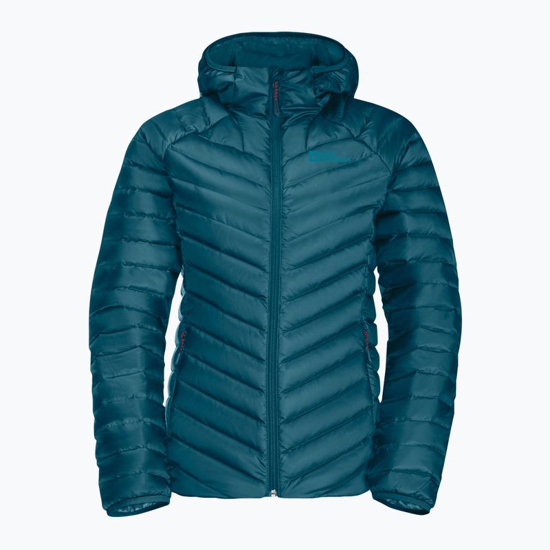 Piumino Jack Wolfskin donna Passamani Down Hoody blu corallo 10