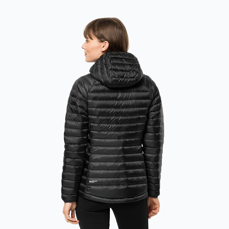 Piumino Jack Wolfskin donna Passamani Down Hoody nero 2