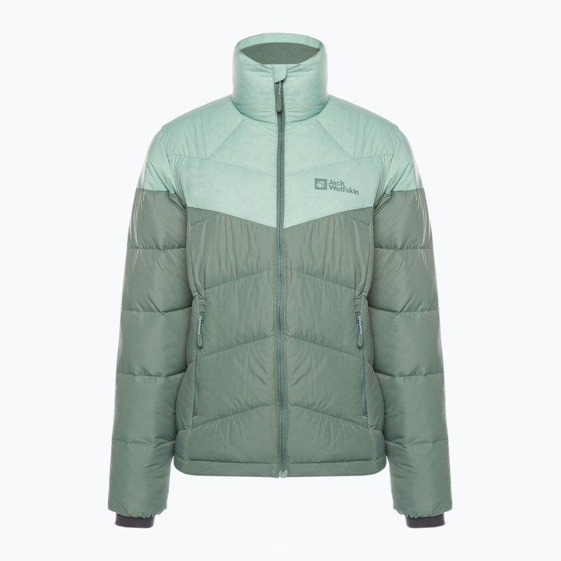 Piumino Jack Wolfskin donna Herzberg Down hedge verde