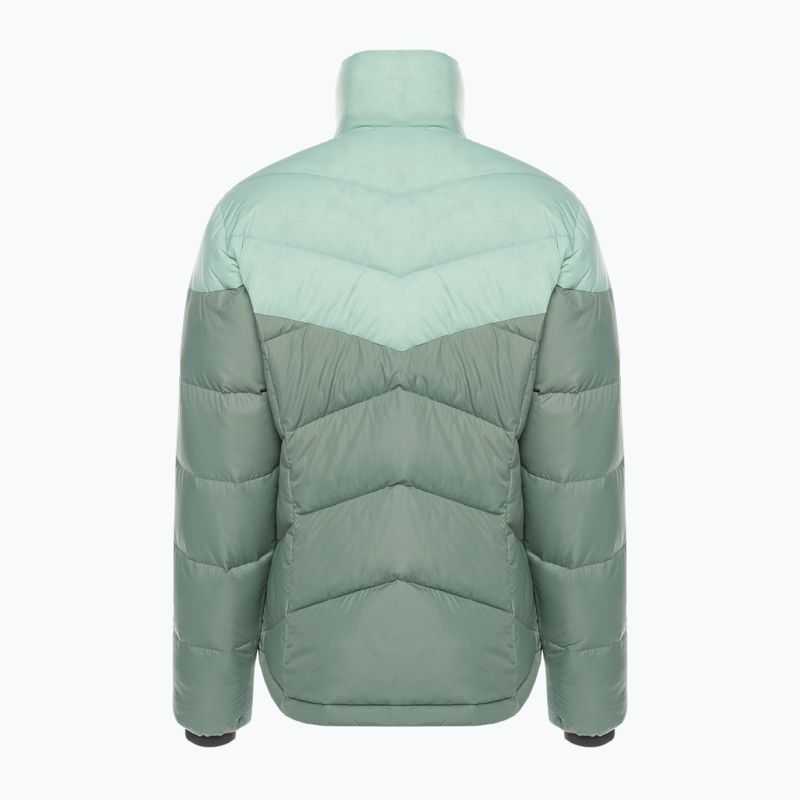 Piumino Jack Wolfskin donna Herzberg Down hedge verde 2