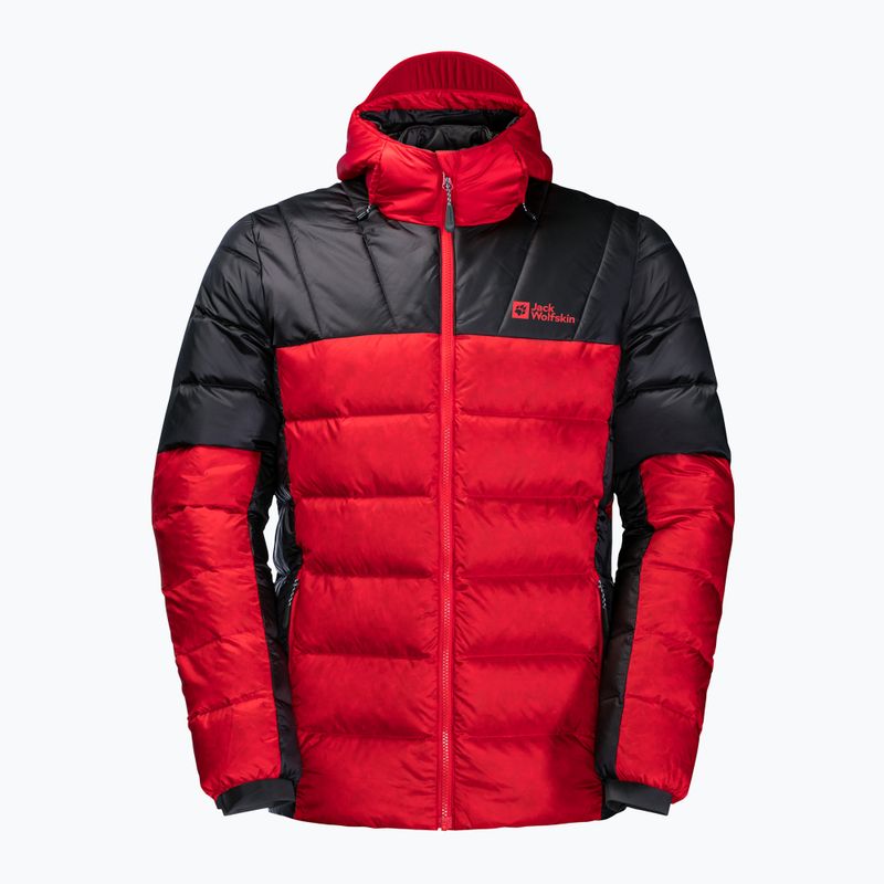 Jack Wolfskin piumino da uomo Nebelhorn Down Hoody rosso adrenalina 7