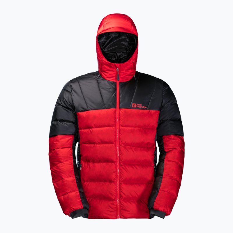 Jack Wolfskin piumino da uomo Nebelhorn Down Hoody rosso adrenalina 8