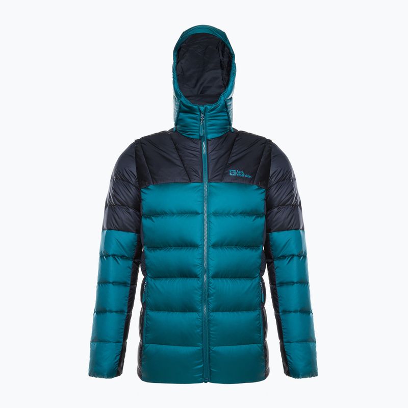 Jack Wolfskin piumino da uomo Nebelhorn Down Hoody blu corallo