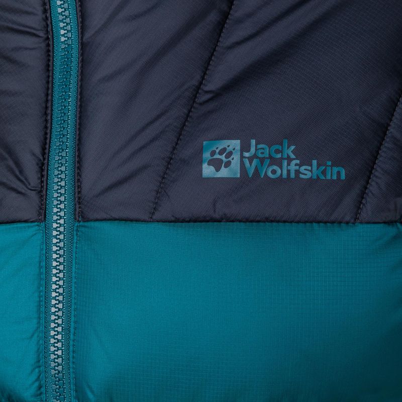 Jack Wolfskin piumino da uomo Nebelhorn Down Hoody blu corallo 3