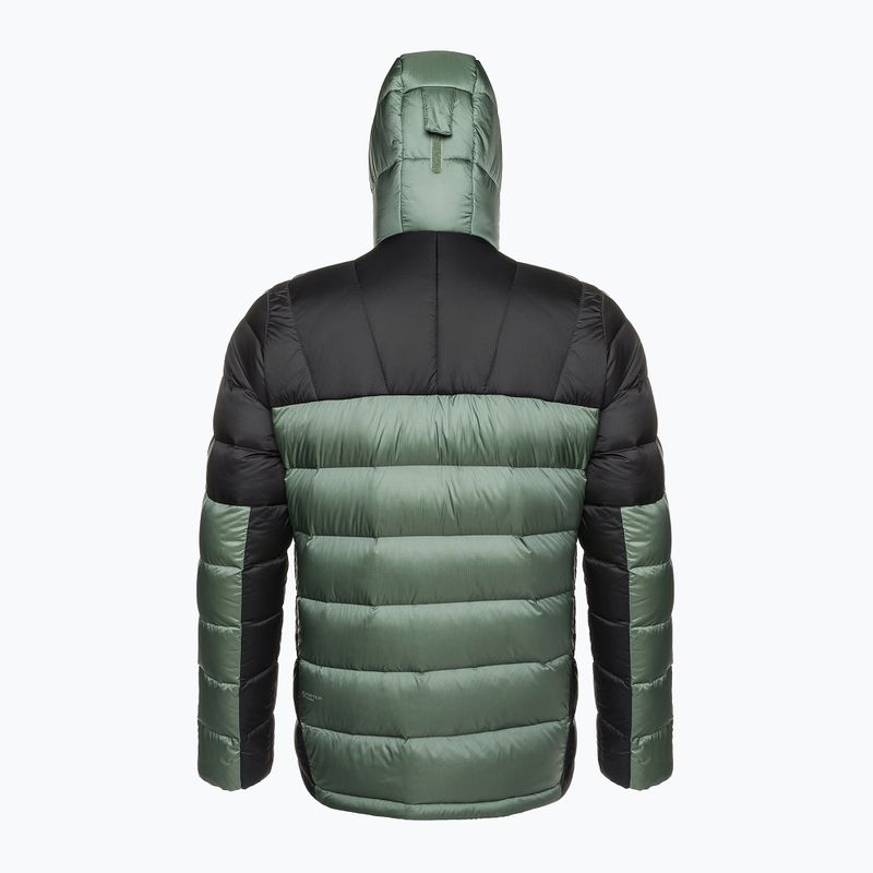 Piumino Jack Wolfskin da uomo Nebelhorn Down Hoody verde siepe 2