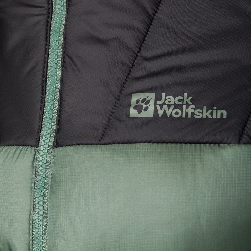 Piumino Jack Wolfskin da uomo Nebelhorn Down Hoody verde siepe 3