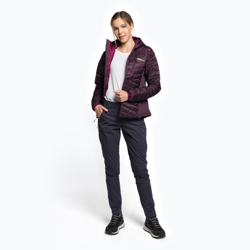 Piumino Jack Wolfskin Routeburn Pro Ins grapevine da donna 2