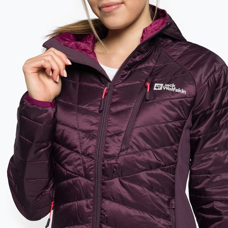 Piumino Jack Wolfskin Routeburn Pro Ins grapevine da donna 7