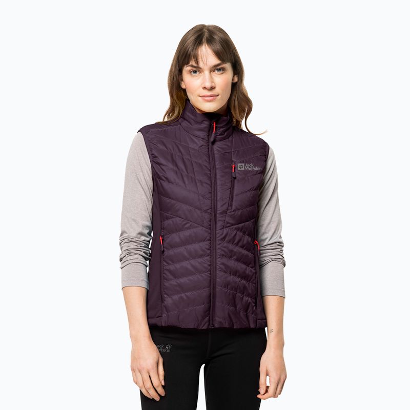 Jack Wolfskin Routeburn Pro Ins grapevine giacca da trekking senza maniche da donna