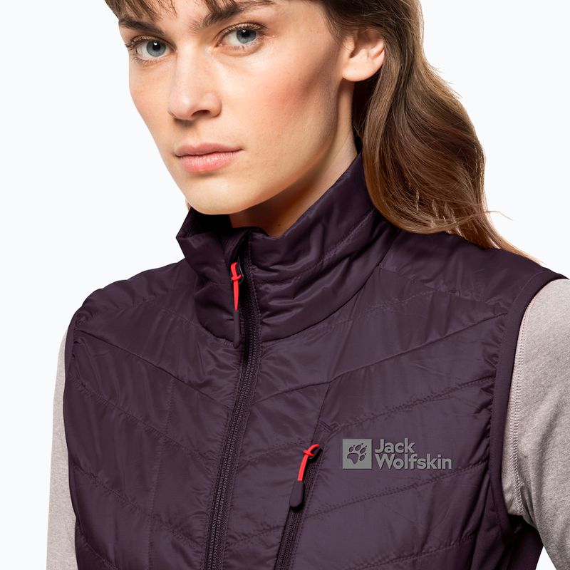 Jack Wolfskin Routeburn Pro Ins grapevine giacca da trekking senza maniche da donna 4