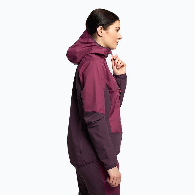 Jack Wolfskin giacca softshell da donna Alpspitze Hoody wild berry 3