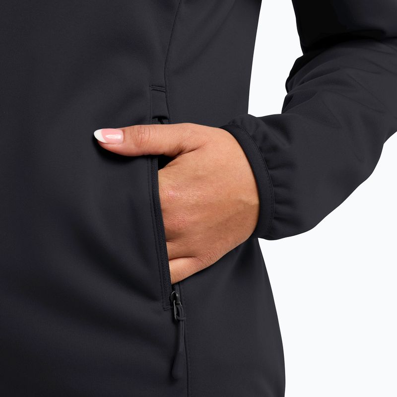 Giacca softshell donna Jack Wolfskin Windhain Hoody nera 6