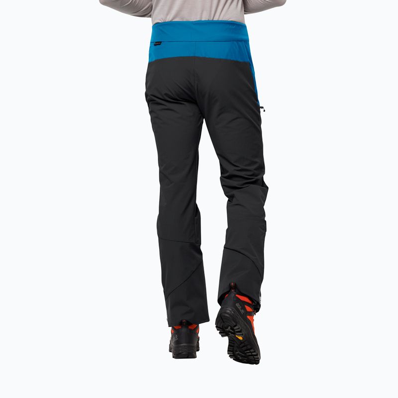 Pantaloni da sci Jack Wolfskin Alpspitze blu pacific da uomo 2