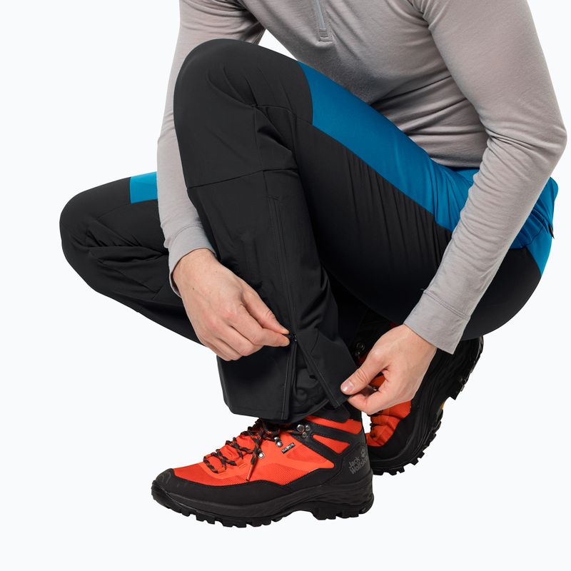 Pantaloni da sci Jack Wolfskin Alpspitze blu pacific da uomo 3