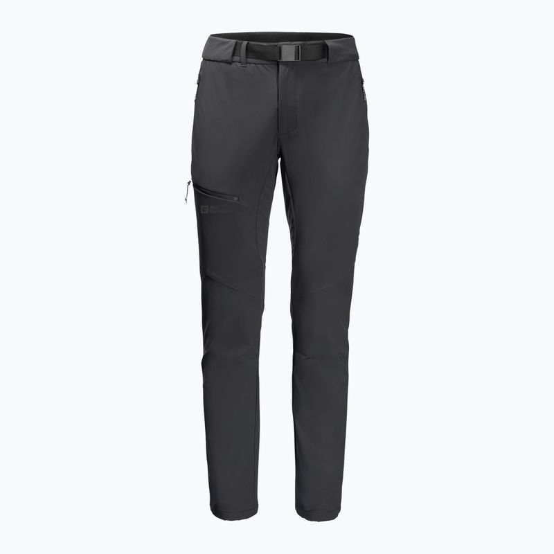 Pantaloni softshell Jack Wolfskin da uomo Holdsteig nero 6