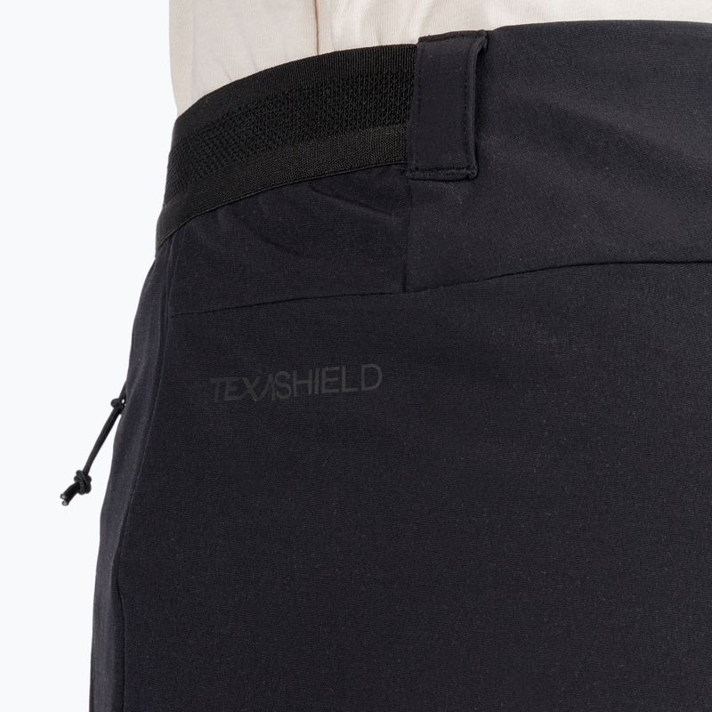 Pantaloni softshell Jack Wolfskin da donna Geigelstein nero 7