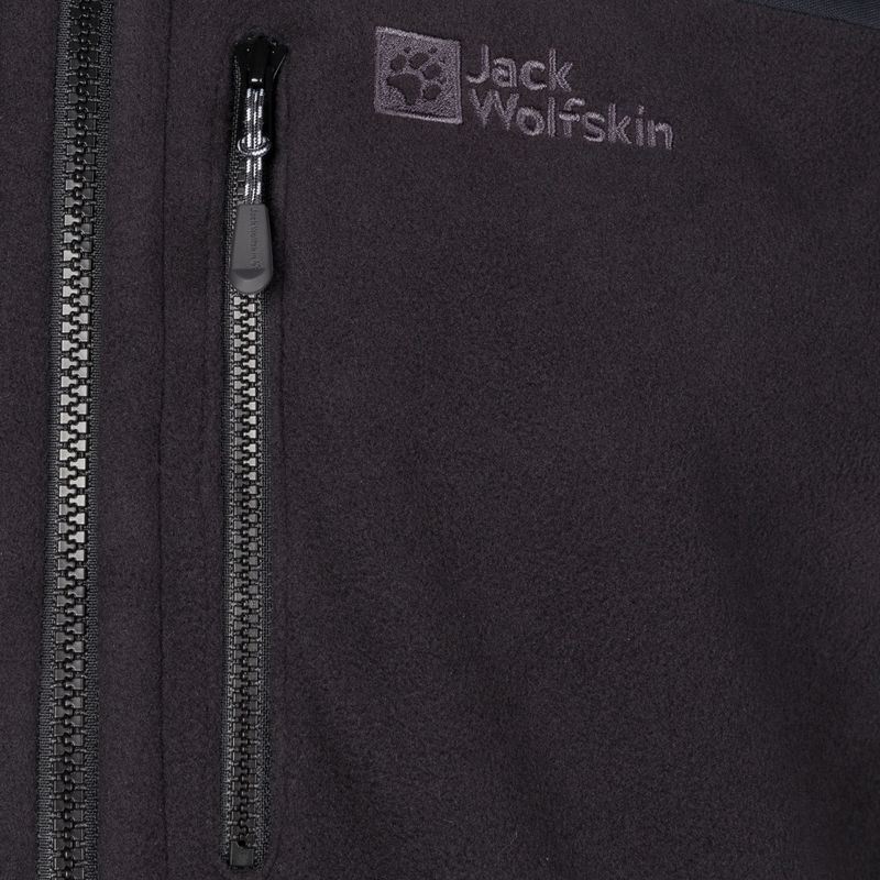 Jack Wolfskin giacca da trekking da uomo Blizzard FZ nero 9