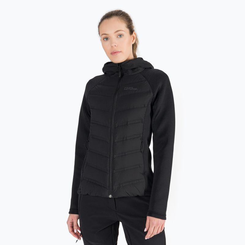 Jack Wolfskin giacca ibrida Tasman Down donna nero
