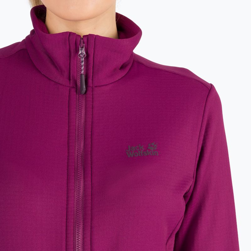 Jack Wolfskin giacca da trekking da donna Peak Grid Fleece wild berry 6