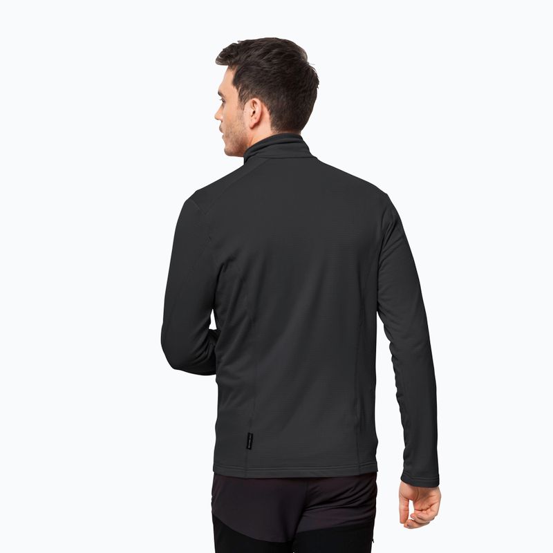Jack Wolfskin giacca da trekking da uomo Kolbenberg FZ nero 2