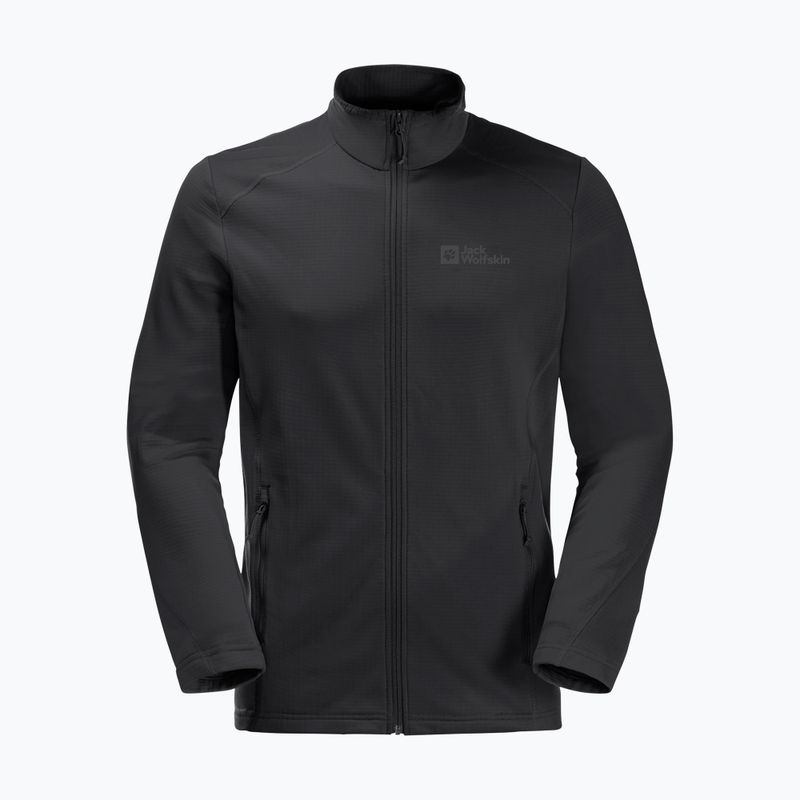 Jack Wolfskin giacca da trekking da uomo Kolbenberg FZ nero 4
