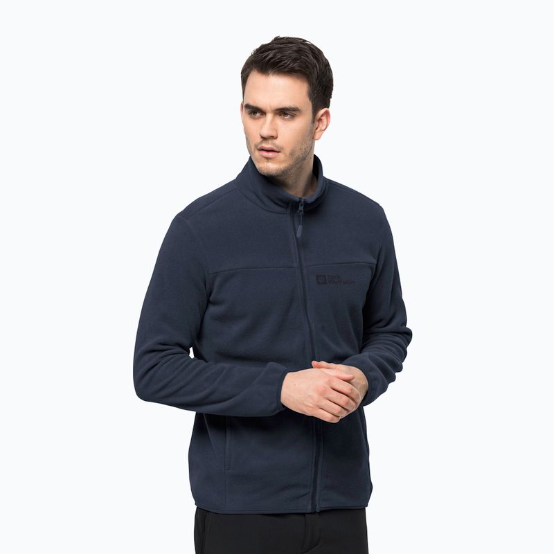 Jack Wolfskin giacca da trekking da uomo Beilstein FZ blu notte