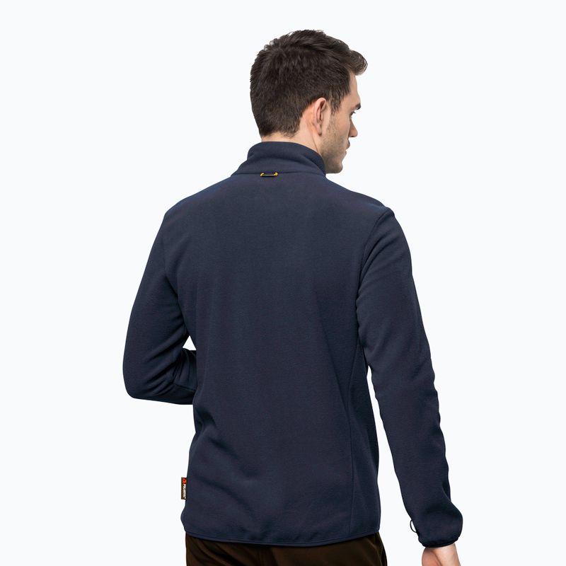 Jack Wolfskin giacca da trekking da uomo Beilstein FZ blu notte 2
