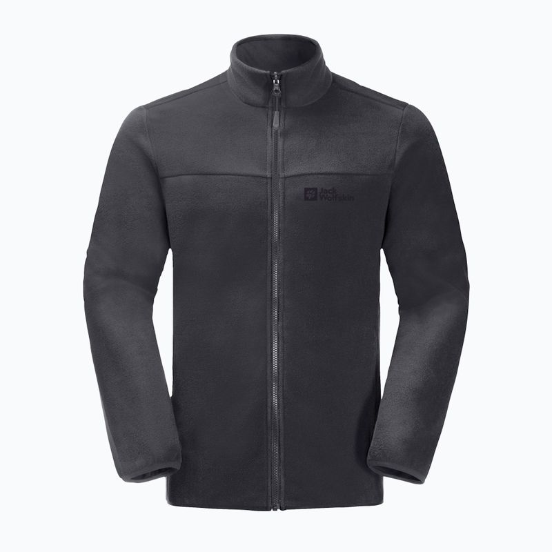 Giacca da trekking Jack Wolfskin da uomo Beilstein FZ nero 5