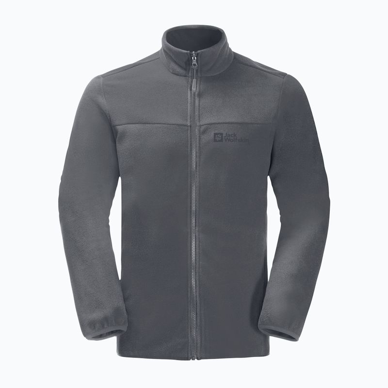Giacca da trekking Jack Wolfskin da uomo Beilstein FZ ebano 4