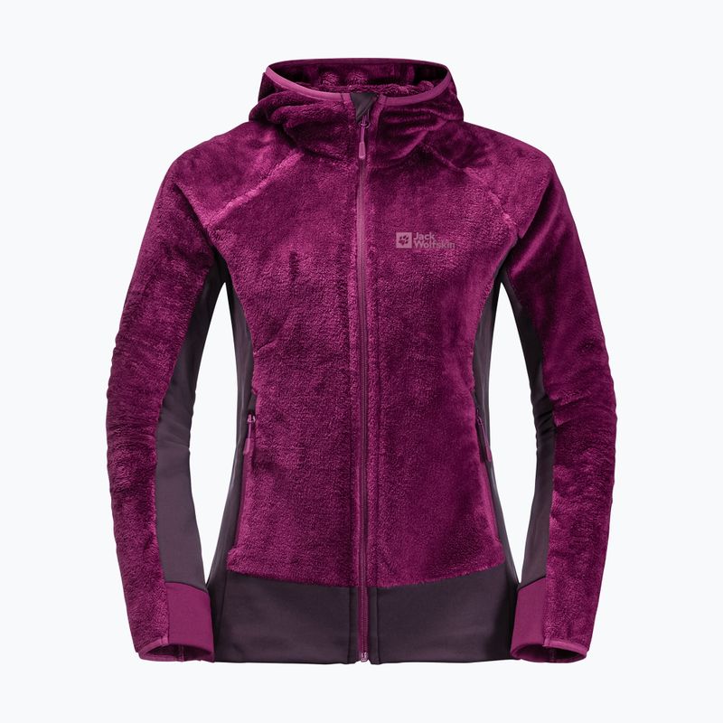 Jack Wolfskin giacca da trekking da donna Rotwand con cappuccio FZ wild berry 8