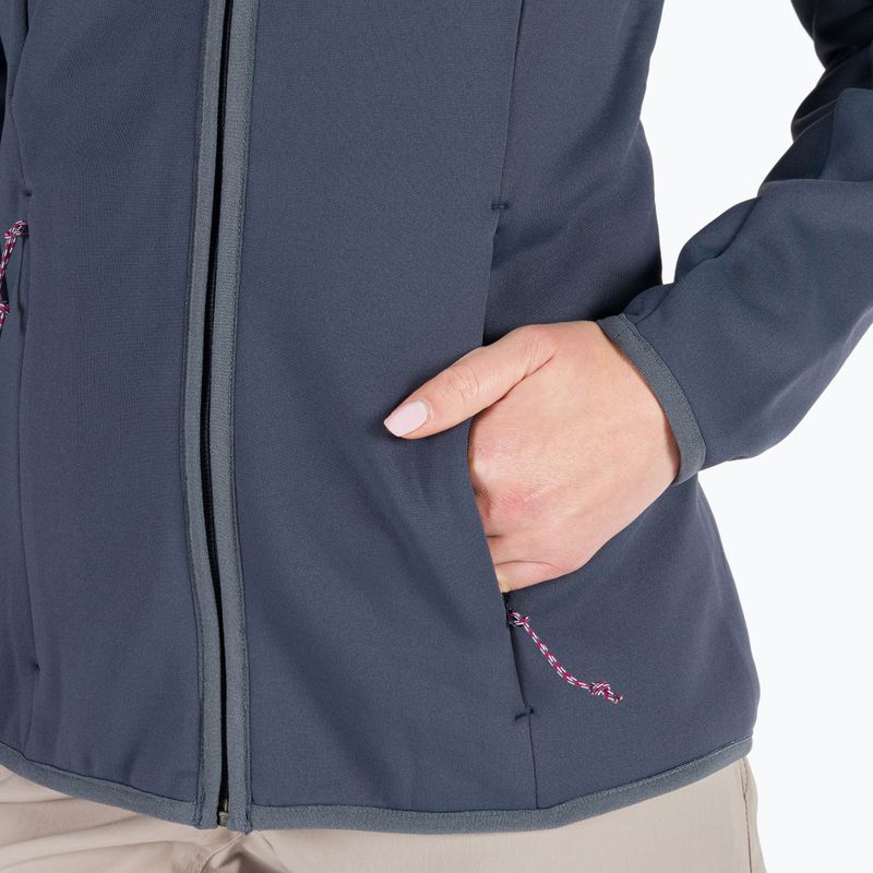 Jack Wolfskin giacca da trekking da donna Baiselberg con cappuccio FZ grafite 6