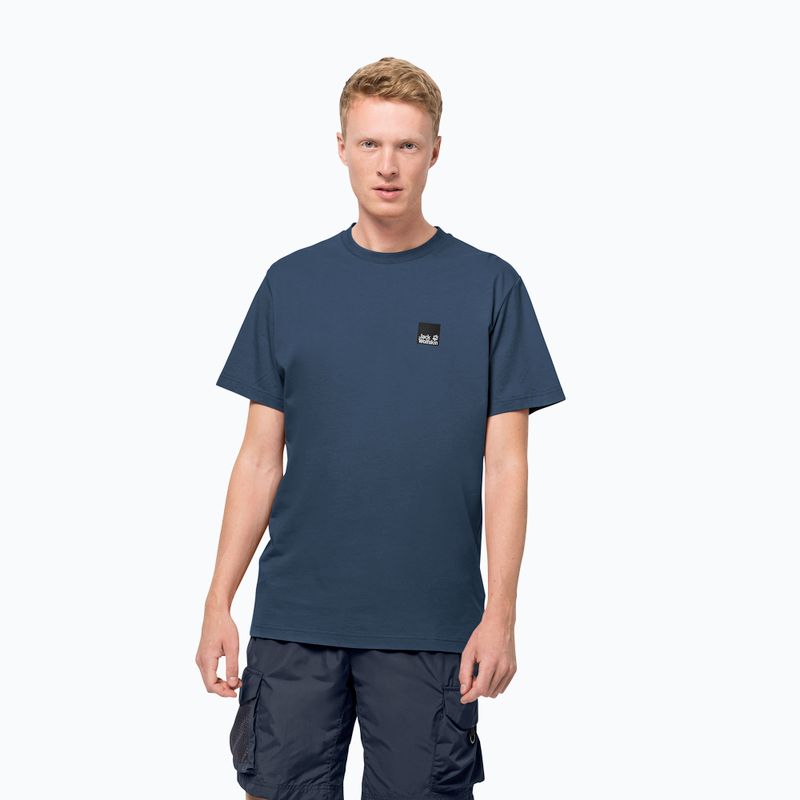 Jack Wolfskin t-shirt da trekking da uomo 365 blu tuono