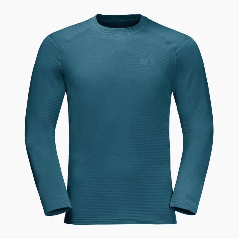 Jack Wolfskin uomo manica lunga trekking Infinite blue coral 6