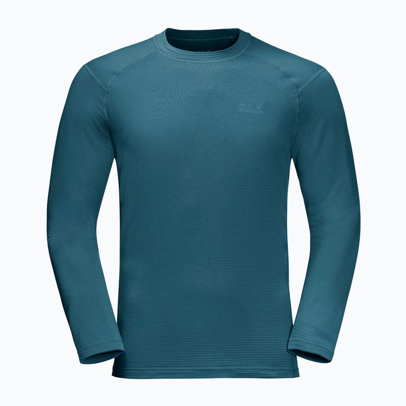 Jack Wolfskin uomo manica lunga trekking Infinite blue coral 5