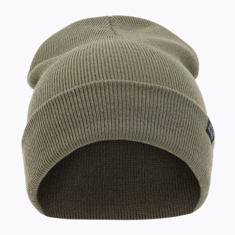 Jack Wolfskin Berretto invernale a coste color oliva polveroso 2