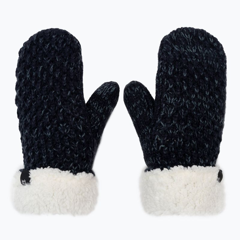 Guanti invernali Jack Wolfskin da donna Highloft Knit blu notte 2