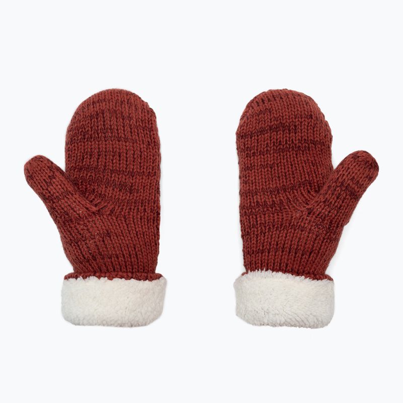 Guanti invernali da donna Jack Wolfskin Highloft Knit autunno rosso 3