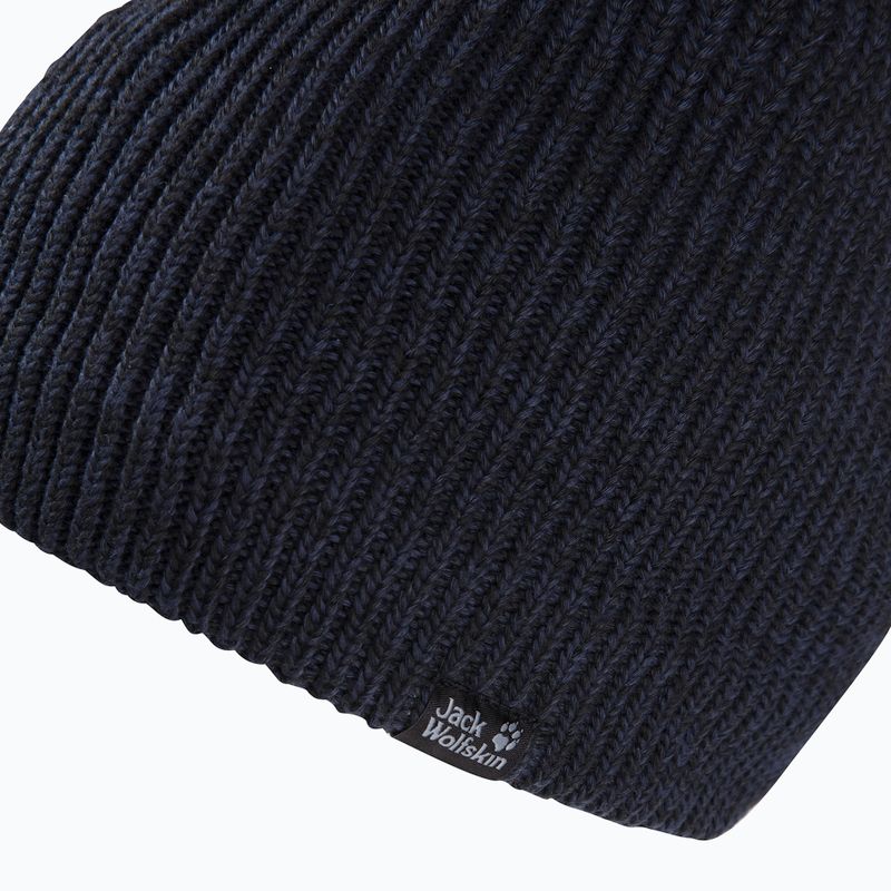 Cappello invernale Jack Wolfskin Feldberg Beanie nero 2