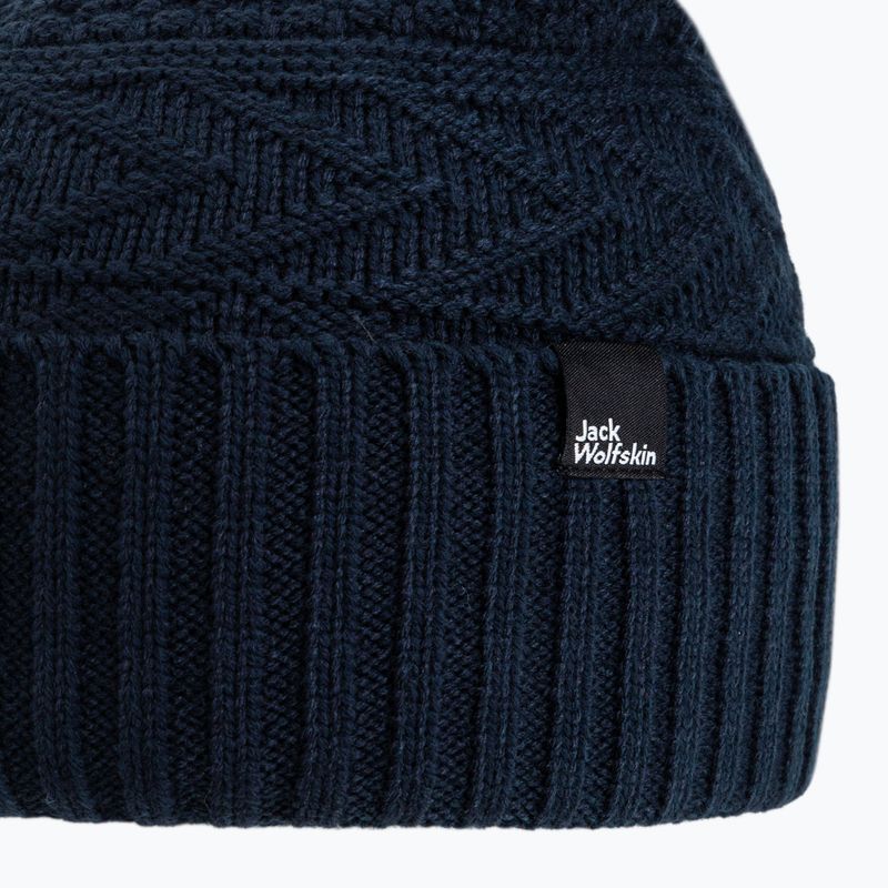 Jack Wolfskin berretto invernale da donna Lorelei blu notte 3