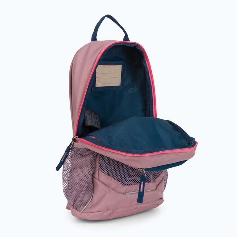 Jack Wolfskin Track Jack 10 l malva cenere zaino da trekking per bambini 4