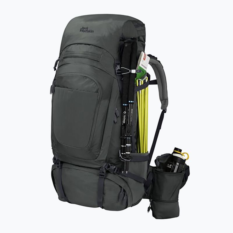 Jack Wolfskin zaino da trekking da uomo Denali 75+10 l verde ardesia 3